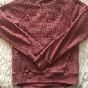 Lululemon pink crew neck